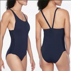 NWT Athleta Adriata One Piece Navy Size Small